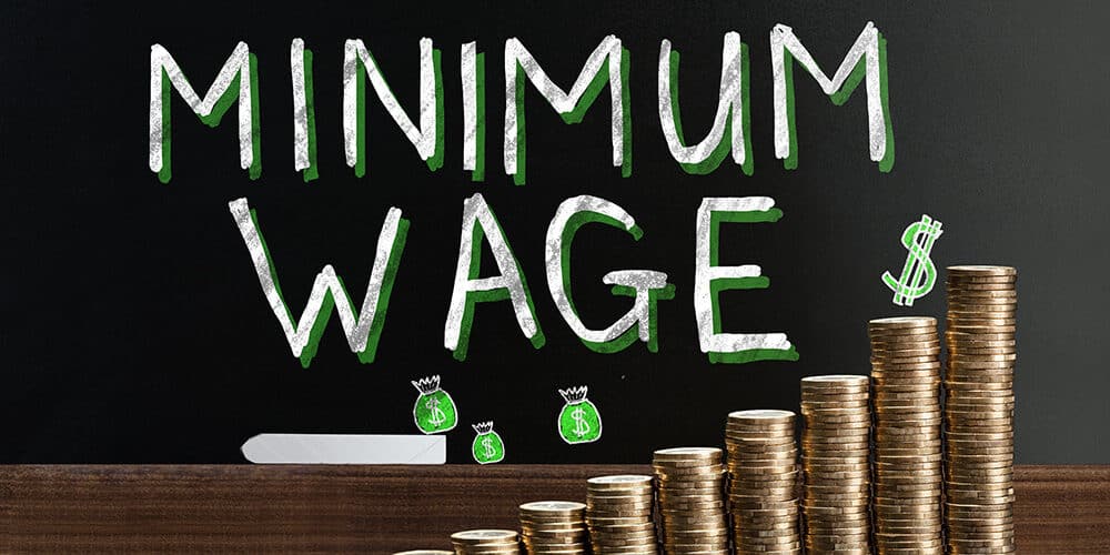 How much is the minimum wage in South Africa?